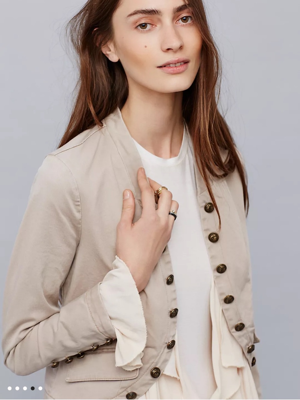 Price is Negotiable Free People Romantic Ruffles Jacket - Picture 3 of 6